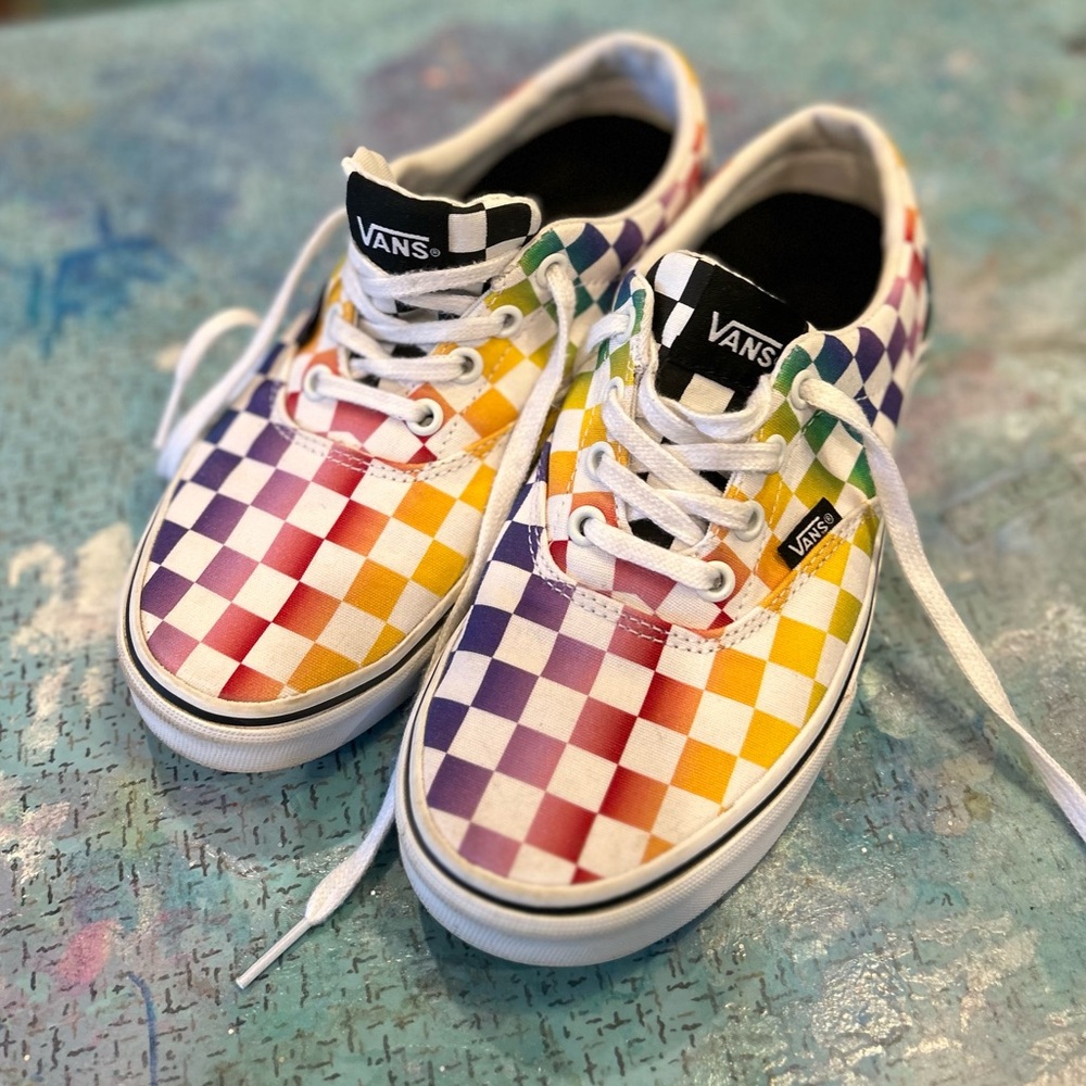 Checkered Vans